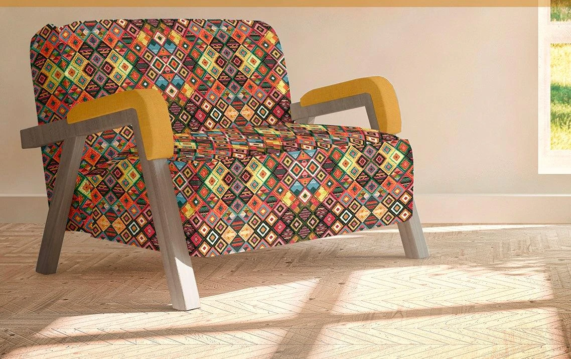 Patterned Tiles Tapestry Fabric 5 Patterned Tiles Tapestry Fabric - Image 5