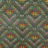 Bright Pattern Faux Silk Fabric
