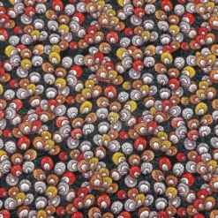 Multicoloured Fans Crepe Fabric -Ernst Fabric Store FF0A7897 296C 42A6 8C75 A8101FA299AE