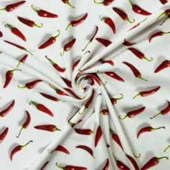 Red Peppers Cotton Canvas Fabric -Ernst Fabric Store FFE20929 1680 4963 BBDA DE538A126403