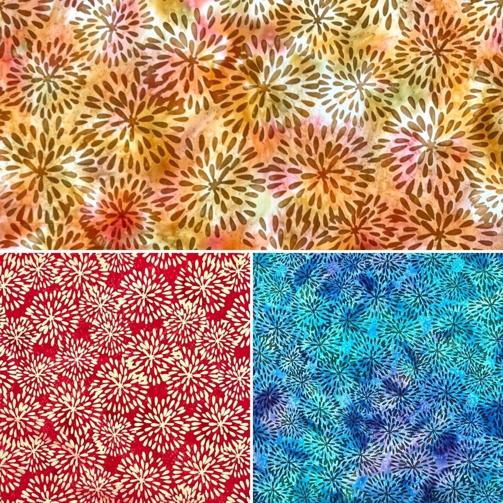 Drops Cotton Batik Fabric 1 Drops Cotton Batik Fabric