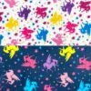 Multicolour Unicorns Anti Pill Polar Fleece Fabric