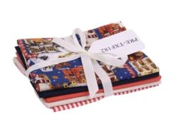 Christmas Houses 5 Piece Cotton Fat Quarter Bundle