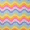 Rainbow Waves Cuddle Fleece Fabric