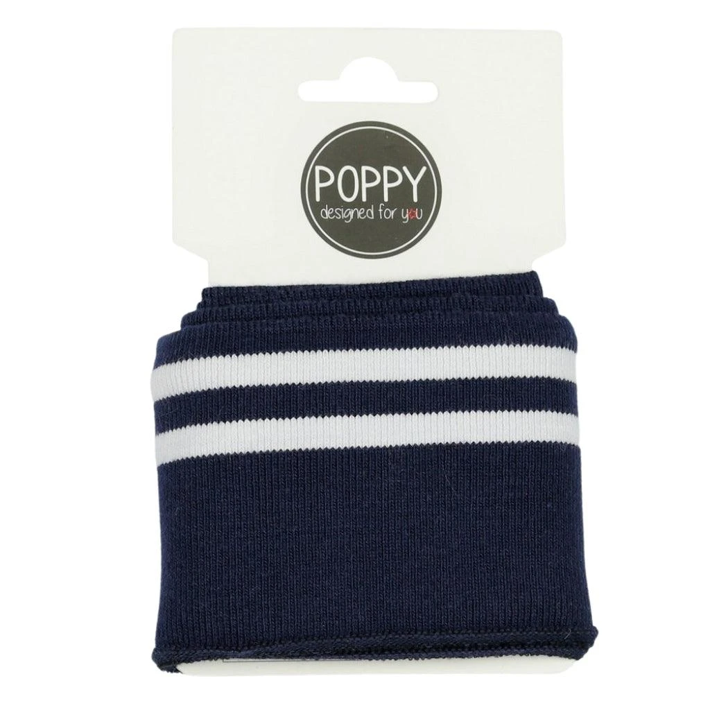 Striped Ribbed Cuffs - 135cm 2 Striped Ribbed Cuffs - 135cm - Image 2