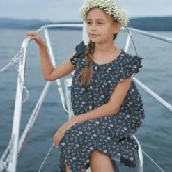 Spring Floral Garden Double Gauze Fabric -Ernst Fabric Store SpringFloralGardenDoubleGauzeFabric