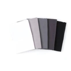 Plain 5 Piece Cotton Fat Quarter Bundle -Ernst Fabric Store TR022 FQ 0001 1Large