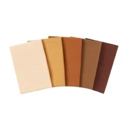 Plain 5 Piece Cotton Fat Quarter Bundle -Ernst Fabric Store TR022 FQ 0002 1Large