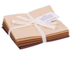 Plain 5 Piece Cotton Fat Quarter Bundle -Ernst Fabric Store TR022 FQ 0002Large