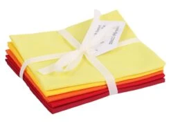 Plain 5 Piece Cotton Fat Quarter Bundle -Ernst Fabric Store TR022 FQ 0003Large
