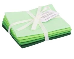 Plain 5 Piece Cotton Fat Quarter Bundle -Ernst Fabric Store TR022 FQ 0004Large