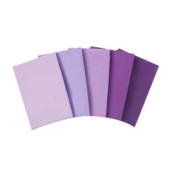 Plain 5 Piece Cotton Fat Quarter Bundle -Ernst Fabric Store TR022 FQ 0006 1Large