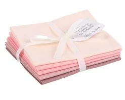 Plain 5 Piece Cotton Fat Quarter Bundle -Ernst Fabric Store TR022 FQ 0008Large