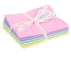 Plain 5 Piece Cotton Fat Quarter Bundle -Ernst Fabric Store TR022 FQ 0009Large