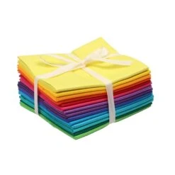 Plain 14 Piece Cotton Fat Quarter Bundle - Big Pack -Ernst Fabric Store TR022 FQ 0034