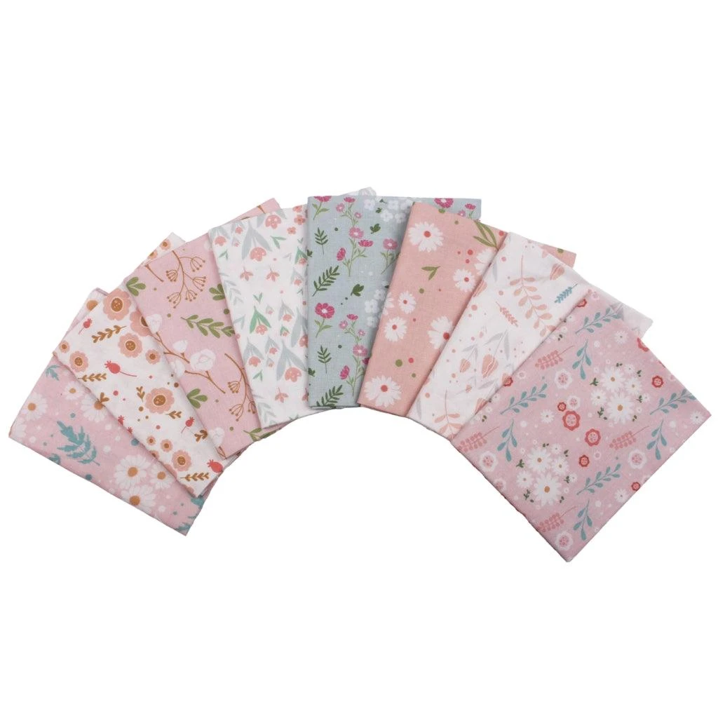Blooming Beauty 8 Piece Cotton Fat Quarter Bundle 2 Blooming Beauty 8 Piece Cotton Fat Quarter Bundle - Image 2