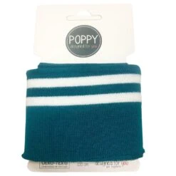 Striped Ribbed Cuffs - 135cm 19 Striped Ribbed Cuffs - 135cm -Ernst Fabric Store Teal c0a7156e 6520 4f80 875e 97f675b90f5c