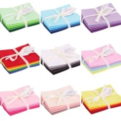 Plain 5 Piece Cotton Fat Quarter Bundle