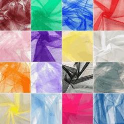 Plain Dress Net Fabric - 40m Bolt