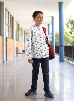 Animals And Planets Digital French Terry Fabric -Ernst Fabric Store animal planet french terry