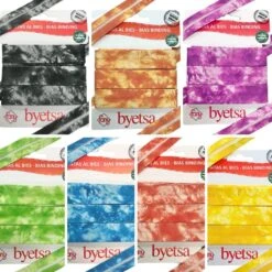 Tie Dye Organic Cotton Bias Binding Tape - 5 Metres