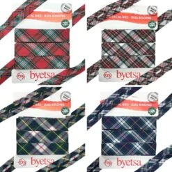 Tartan Polycotton Bias Binding Tape - 5 Metres -Ernst Fabric Store biasbinding 3