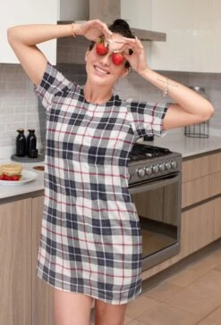 Black & White Tartan Brushed Cotton Fabric 5 Black & White Tartan Brushed Cotton Fabric -Ernst Fabric Store black white tartan brushed cotton