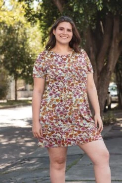 All Over Bloom Modal Jersey Fabric -Ernst Fabric Store bloom modal jersey dress