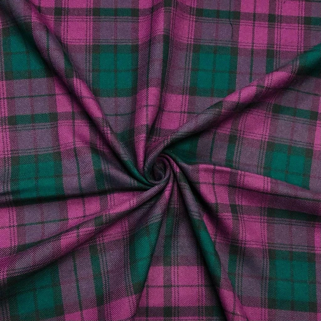 PolyViscose Tartan Fabric 8 PolyViscose Tartan Fabric - Image 8