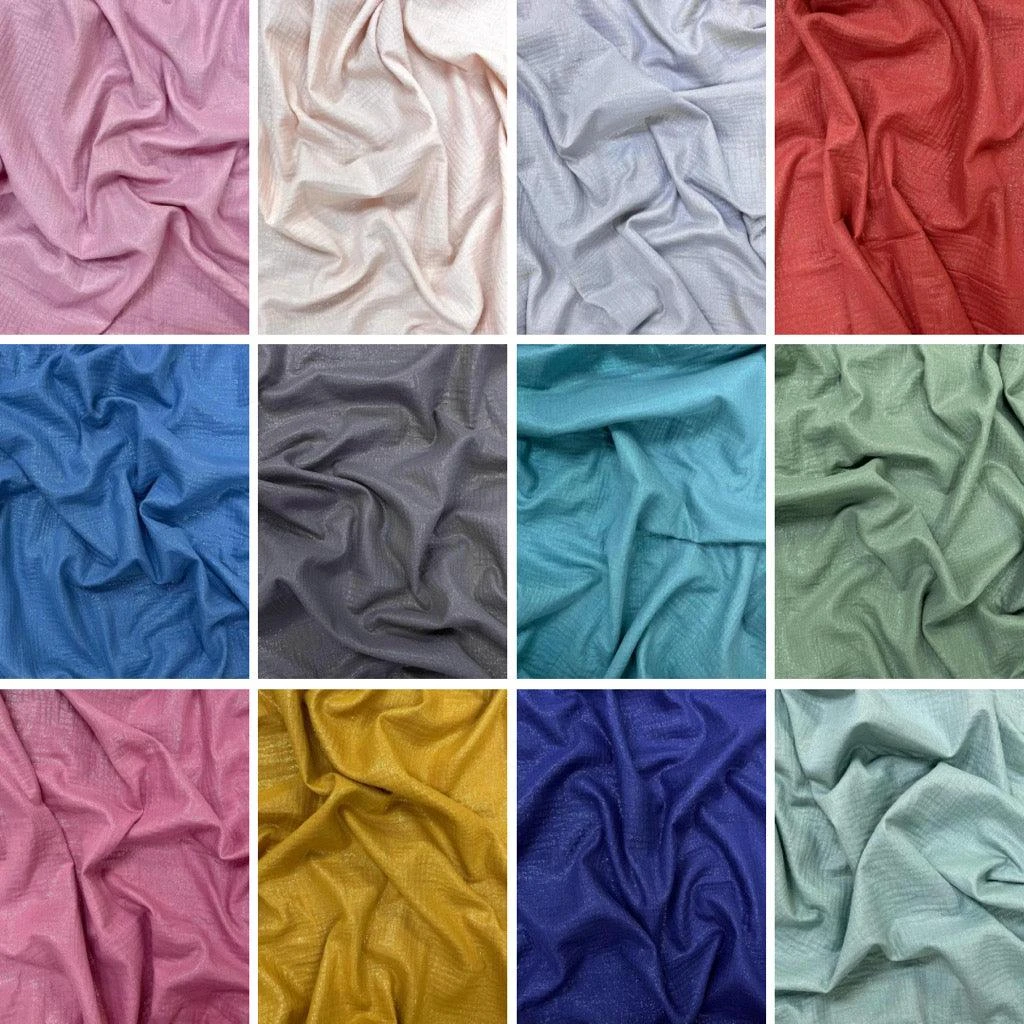 Glitter Look Double Gauze Fabric 1 Glitter Look Double Gauze Fabric