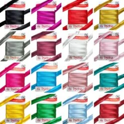 Plain Satin Bias Binding Tape - 5 Metres