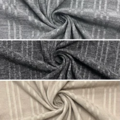 Wide Ribbed Jersey Fabric