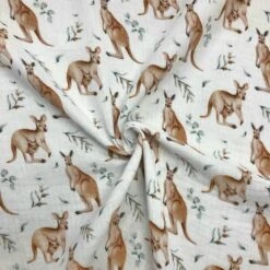 Kangaroos Double Gauze Fabric -Ernst Fabric Store image 0e3e835d e16e 4bc6 98ae af7e5d8cd143