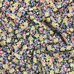 Mini Multicoloured Floral Polyester Crepe Fabric -Ernst Fabric Store image 110bc9aa bf32 4de2 8a51 aad9a329e87d