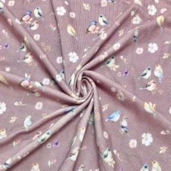 Watercoloured Birds Waffle Jersey Fabric -Ernst Fabric Store image 152ae304 3d29 41bd 80e1 703c9fb52036