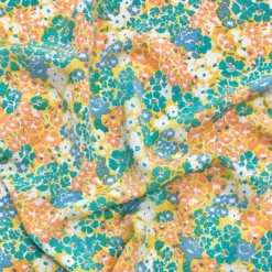 Multicoloured Large And Small Floral Polyester Crepe Fabric -Ernst Fabric Store image 19c453b9 848f 4ef3 a60c c404385fe4a6