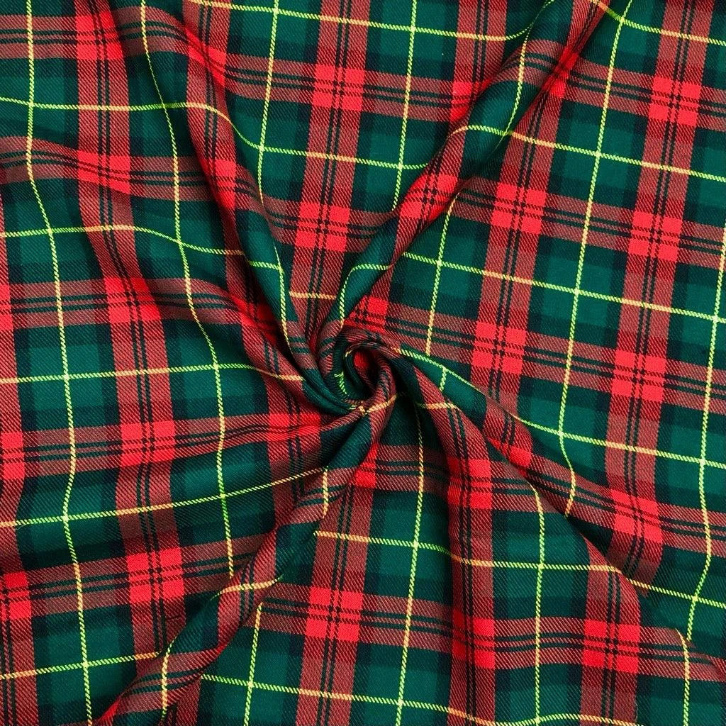 PolyViscose Tartan Fabric 7 PolyViscose Tartan Fabric - Image 7