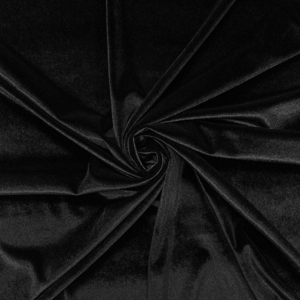 Plain Stretch Velvet Fabric 3 Plain Stretch Velvet Fabric - Image 3