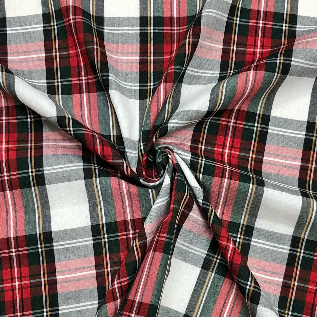 Tartan Polycotton Fabric 5 Tartan Polycotton Fabric - Image 5