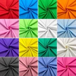 Plain Polycotton Fabric - Full 30 Metre Roll
