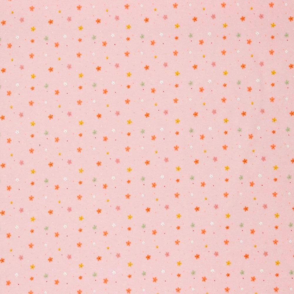 Multicoloured Mini Floral Nicky Velour Fabric 3 Multicoloured Mini Floral Nicky Velour Fabric - Image 3