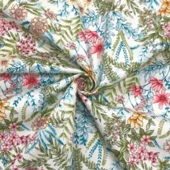 Colourful Abstract Floral Rose & Hubble Cotton Poplin Fabric -Ernst Fabric Store image 2f88b36b b723 4a41 91a7 fcaef0720b1a