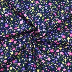Colourful Mini Flowers Rose & Hubble Cotton Poplin Fabric -Ernst Fabric Store image 3333dd02 a7ec 4175 a0b0 faf881180566