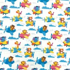 Animals In Aeroplanes Polycotton Fabric