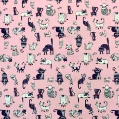 All Over Cats Rose & Hubble Cotton Poplin Fabric 10 All Over Cats Rose & Hubble Cotton Poplin Fabric -Ernst Fabric Store image 4399be8b da7a 4586 8ac9 aedfe47aa042