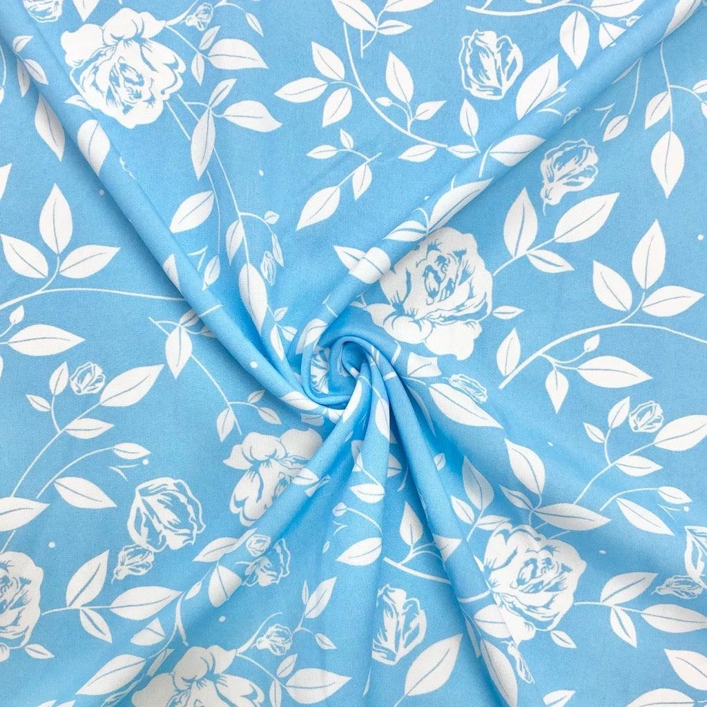 Rose Garden Crepe Fabric 8 Rose Garden Crepe Fabric - Image 8