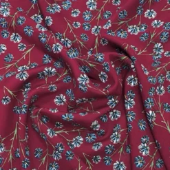 Flowers With Stems Viscose Fabric 8 Flowers With Stems Viscose Fabric -Ernst Fabric Store image 49b8321b 1099 4be1 9c25 2b9ec7a659ed