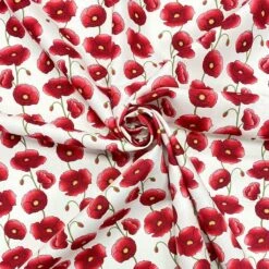 Poppies Rose & Hubble Cotton Poplin Fabric -Ernst Fabric Store image 4dd0d04a cd27 4a38 923e 7227c491f6fd