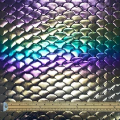 Fish Scales Foil Stretch Fabric -Ernst Fabric Store image 4df63eb4 4a0a 460f aa91 e3ea514383d1