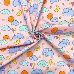 Elephant And Skies Polycotton Fabric -Ernst Fabric Store image 51582f97 f18f 4076 ae51 b5a001f99eb8